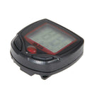 Bicycle Speedometer + 5 LED Mountain Bike Cycling Light Head + Rear Lamp A