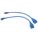 SuperSpeed USB 3.0 Male to Female Extension Cable, 90 Degree Adapter Connection,