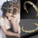 Women Leaf Hairband Headband Headpiece Bridal Wedding Tiara Hair AccessorieME