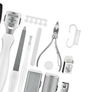 22 in 1 Pedicure Kit Set Tools Foot Care Double Sided Files Dead Skin Remover