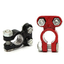2Pcs Aluminum Positive & Nagative Car Battery Terminal Clamp Connector ES