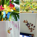 12pcs PVC Butterfly Wall Stickers Wedding Party Butterflies  Deco Green A