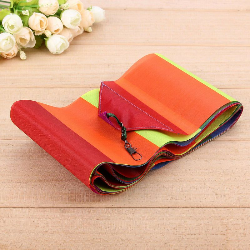 10 Meters Rainbow Bar Kite Tail for Delta Kite Stunt Kite Kite Accessory