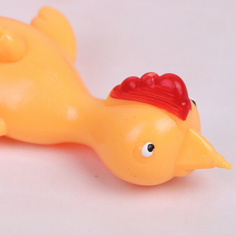 Novelty Funny Sticky Flying Rubber Sling Shot Chicken Flying Finger Toys J ~ï¼ˆ