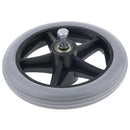 Durable Castor Wheels Replacement Wheel Part Supplies 6inch Heavy Duty Gray