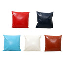 Pillow Case Crazy Horse Oil Leather Case Cortex Sofa Decorative Cushion CoveQ7H8