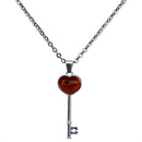 Magic Mood Stone Color Change Key Necklace fashion jewelry unisex