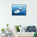 5D DIY Full Drill Diamond Painting Ocean Stones Cross Stitch Embroidery Kit A