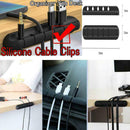 Silicone Cable Winder Earphone Cable Organizer Wire Storage Charger Holder Clip
