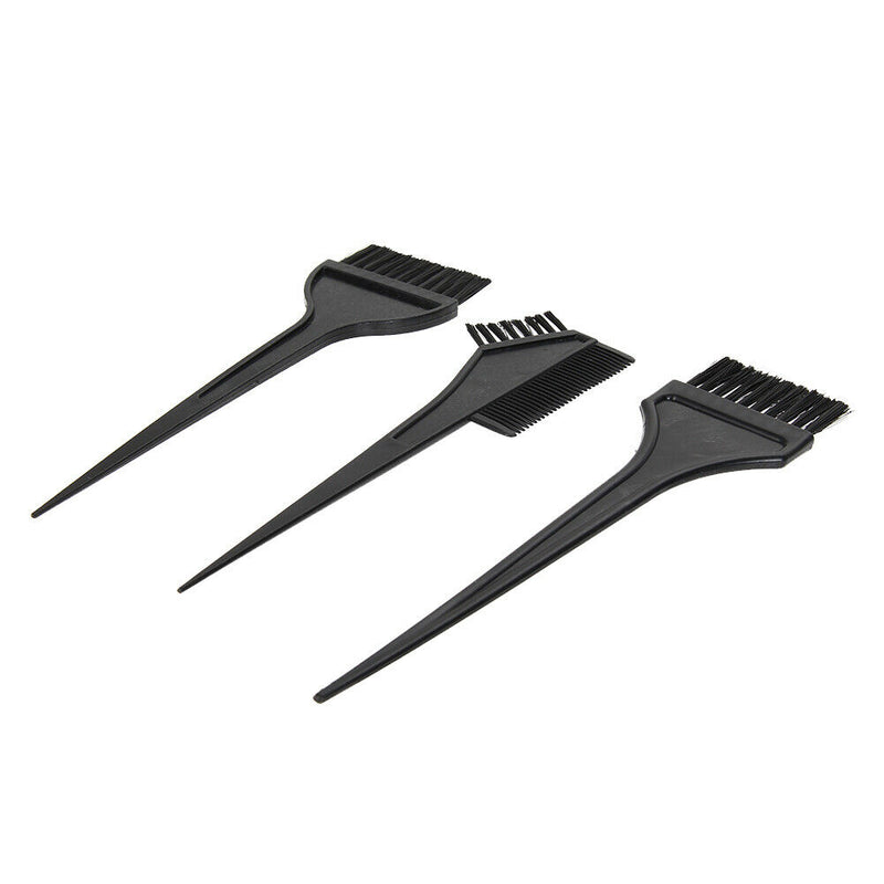 Hair Salon Bowl Brush Oreilles Two Sides Comb Set for DIY Hair Dyeing Perm A