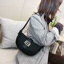 Women Nylon Casual Handbags Fashion Solid Shoulder Bag Simple Shopping Tote