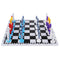 Handmade European Wooden Chess Set with 11 Inch Board and Chess Pieces