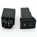 Set Of Wiring Harness Sockets Wire + Switch with Led Indicators Relay Cable C2V7