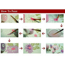 Flower Digital Painting Diy Painting By Numbers Kits Paint on Canvas Hand P N3Y4