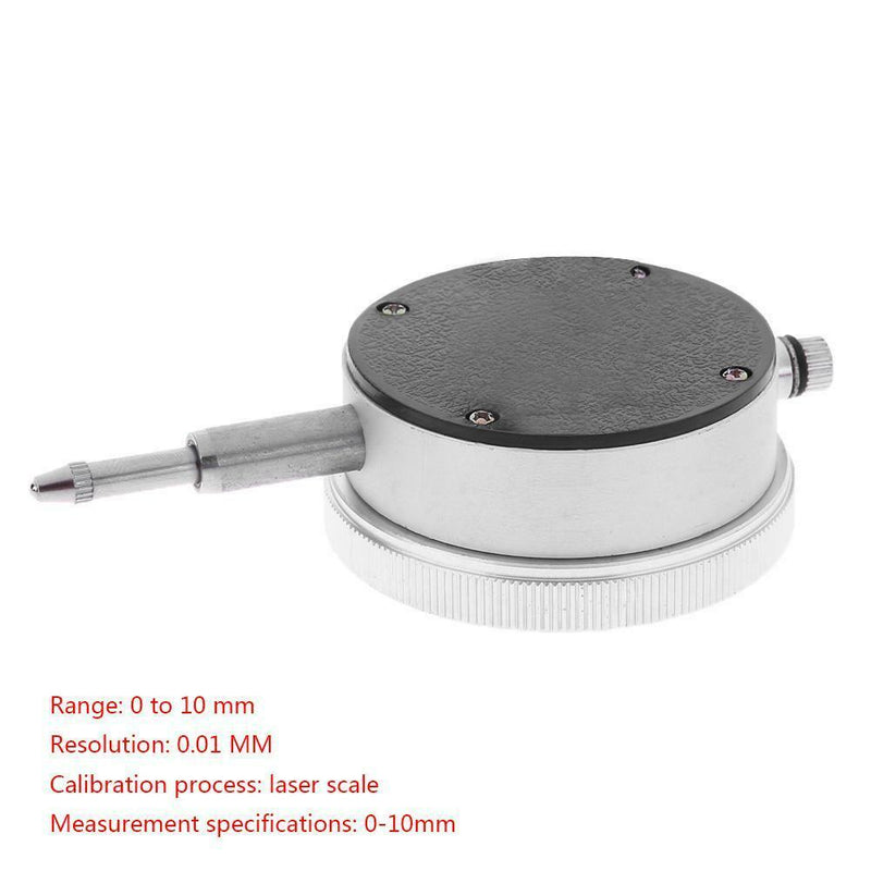 Precision Pointer Dial Indicator Gauge Measurement Tool 0-10mm 0.01mm A