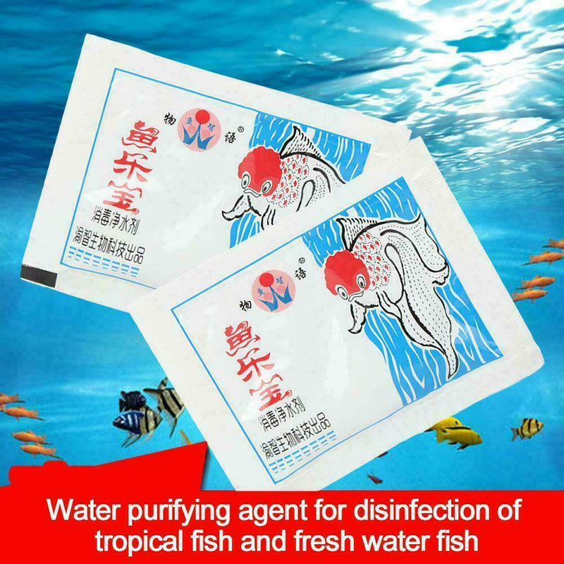 Useful Aquarium Fish Powder Antimicrobial Agent Disease Worthy Treatment N7X6