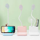 Usb Rechargeable Led Desk Lamp Press Table Lamp for Book Reading Study Offi