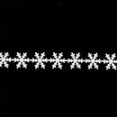 Snowflake Vine Sewing Ribbon Trim Lace Tape Christmas Ribbon White