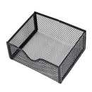 Multifunctional 9 Components Table Metal Desktop Storage Box (Black)