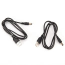 2pcs USB to DC5.5 * 2.1mm Power Cord USB to DC5.5 DC Cable Copper Charging L Ew