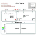5 in 1 RAB Holder Breadboard ABS Base Plate for Arduino UNO R3 MEGA2560