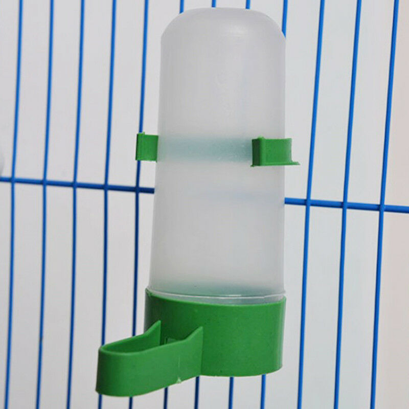 1X Bird Pet Drinker Feeder Food Waterer Clip for Aviary Cage Budgie Lovebirds US