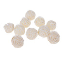 30Pcs 5 Cm Decorative Wicker Rattan Balls Wedding Flower Arrangement