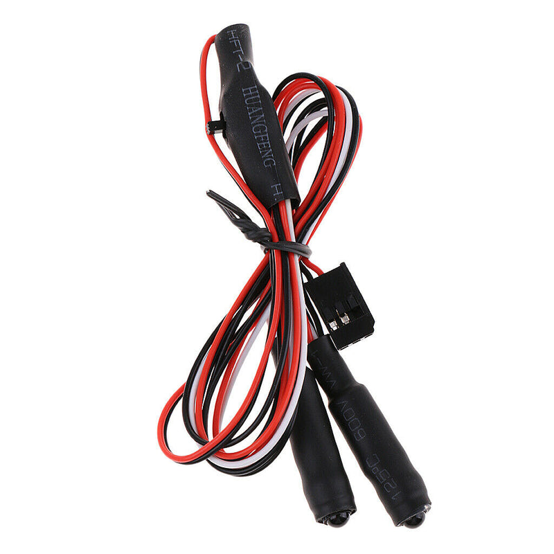 RC Drift Car Parts 2 LED Bright Taillight Lighting for 1/10 D90 SCX10 Truck