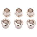 6pcs/set 8mm Metal Guitar Tuner Conversion Bushings Adapter Guitar Accessory