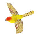 3 Pcs Artificial Foam Feather Birds DIY Crafts Ornament Home Garden Decor