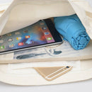 New Female Student Fashion Wild Shoulder Shopping Bag Large Capacity Canvas D9H5