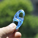 2PCS S Shaped Carabiner EDC Gear Snap Spring Clips Hook AU SE E4 BX