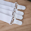 4Pcs Bed Sheet Holder Elastic Fasteners Mattress Cover Blankets Grippers Clip