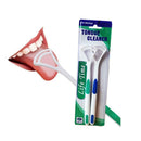 2pcs Coating Brushing Tongue Cleaner Scrapers Oral Hygiene Dental Care Tool