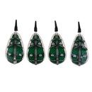2 Sets Carp Fishing Feeder Set Lead Sinker Fishing Bait Cage & Method Mould