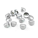 3x Thimble Sewing Quilting Metal Thimble Ring DIY Leather Craft Finger Prot J5D0