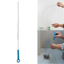 Drain Unblocker Stick Cleaner Hair Remover Brush Tool Sink Kitchen Tool 71cm