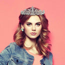 Princess Rhinestone Crown Bride Headwear Wedding Party Hair Accessories