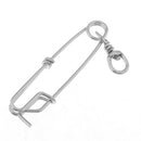 Stainless Steel Long Line Clip Snap Strong Fishing Connector Accessories