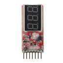 2S-6S 2-6S RC Lipo Battery Low Voltage Alarm Indicator Meter Checker Tester J8V1