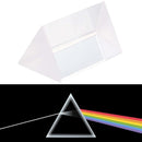 Optical Glass Triple Triangular Prism Physics Refractor Light Spectrum New