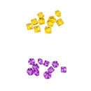 10pcs Purple D10 Dice+10pcs Yellow D10 Dice for D&D RPG MTG Board Games Gift