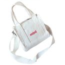 Korean Version Of The Embroidery Letter Canvas Shoulder Bag Handbag Simple