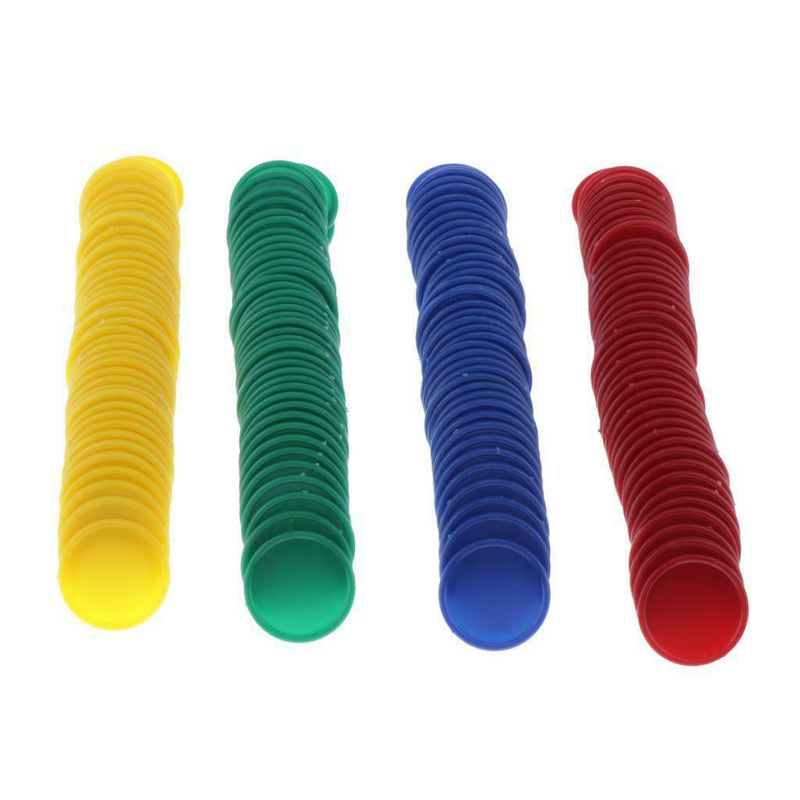 160 Pieces Unfinished Plastic Slices Round Disc Circle Pieces Ornaments for