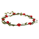 Lady Boho Floral Flower Festival Wedding Garland Forehead Hair Head Band re