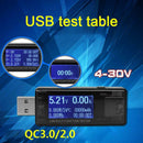 USB Tester 4~30V Voltmeter Ammeter Current Voltage Power Capacity Monitor