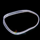 500pcs Hair Tie Band Ponytail Holder Elastic Rubber Clear White Women Girls