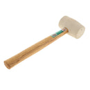 Rubber Mallet Hammer with Hardwood Handle for Outdoor Camping, Gardening