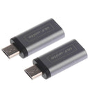 2Pieces Micro USB 3.0 To USB C Type C OTG Adapter Male To Female For Android