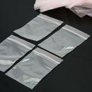 200x Mini Clear Self Press Seal Polyethylene Zip Lock Plastic Jewelry Bags AAF